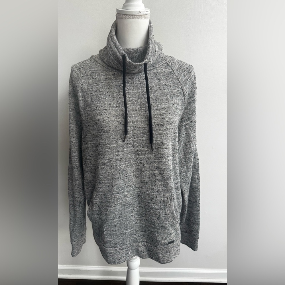Express Gray Cowl Neck  Sweatshirt for Women